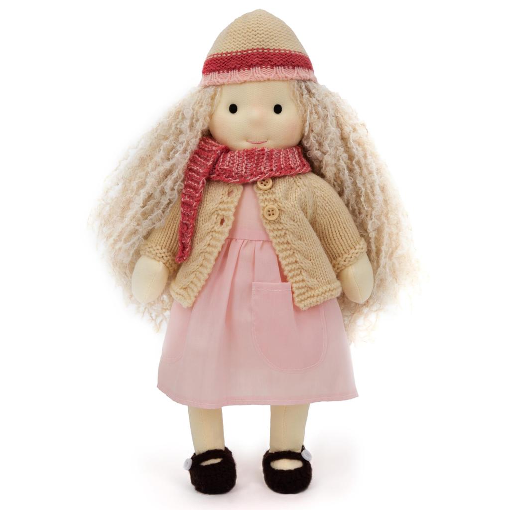 BlissfulPixie Handmade Waldorf Doll Clothes 30cm Clothes Set Lovely Box Girls Christmas Birthday Gift Abigail Clothes Accessories -