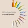Nanqiao Macaron Finger-Ring Handle 5-Fold Sun Umbrella