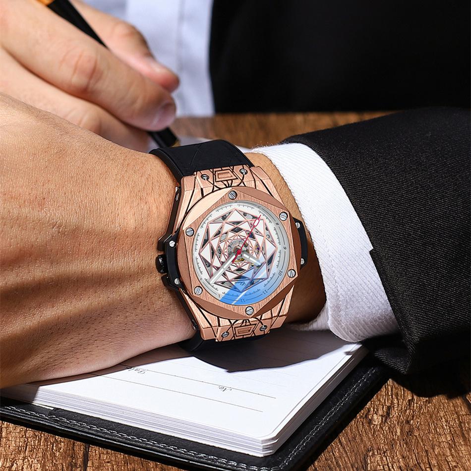 New TOP Brand Luxury Men's Watch With Box Fashion Waterproof Automatic Watch Men's Mechanical Watches