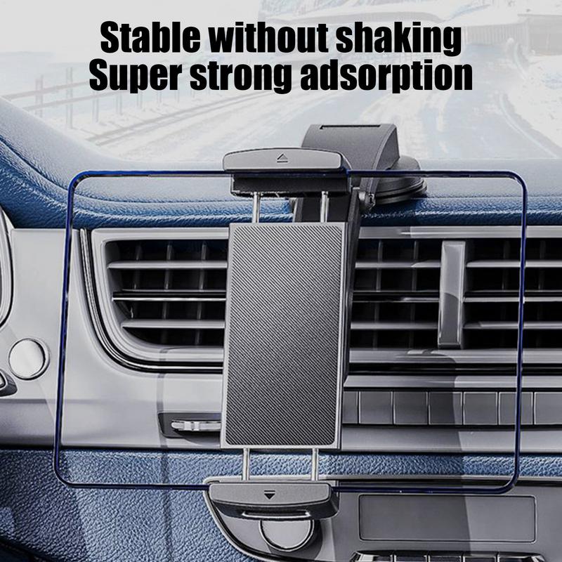 Car Suction Cup Tablet Bracket Auto Air Outlet Navigation Stand Cell Phone Holder for a Variety of Sizes of Mobile Phones