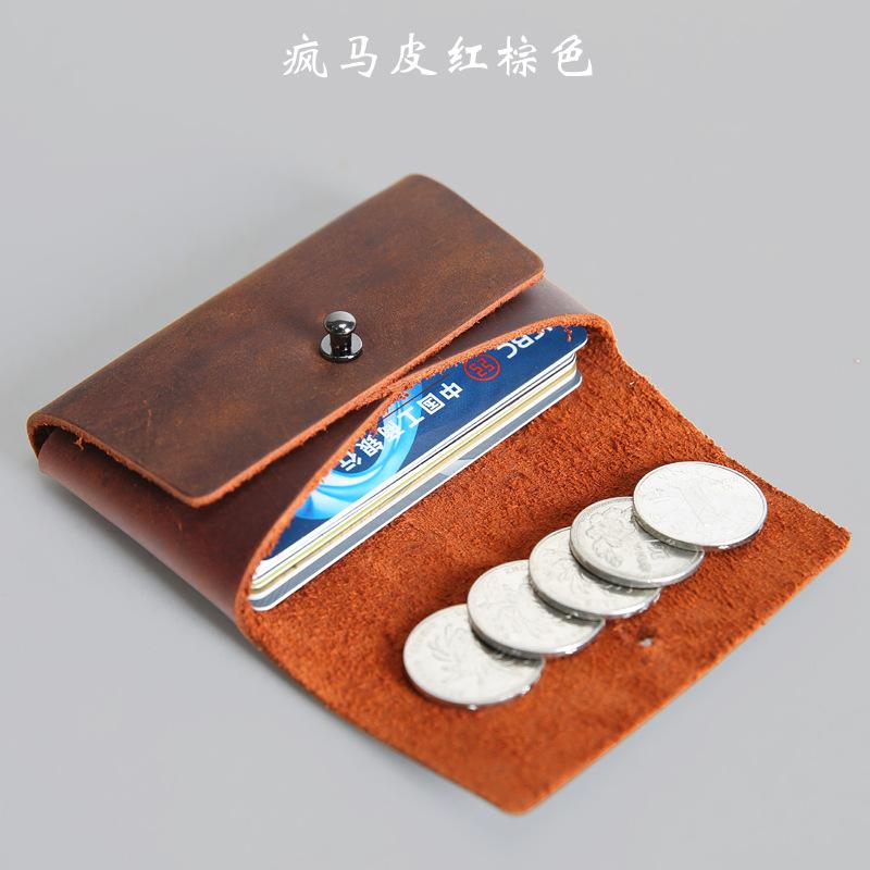 

Винтажный кошелек-конверт в стиле рукава для монет с кошельком для монет из кожи