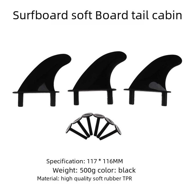 Surfboard Soft Tail Rudder Set - Plastic SUP Paddleboard Accessories
