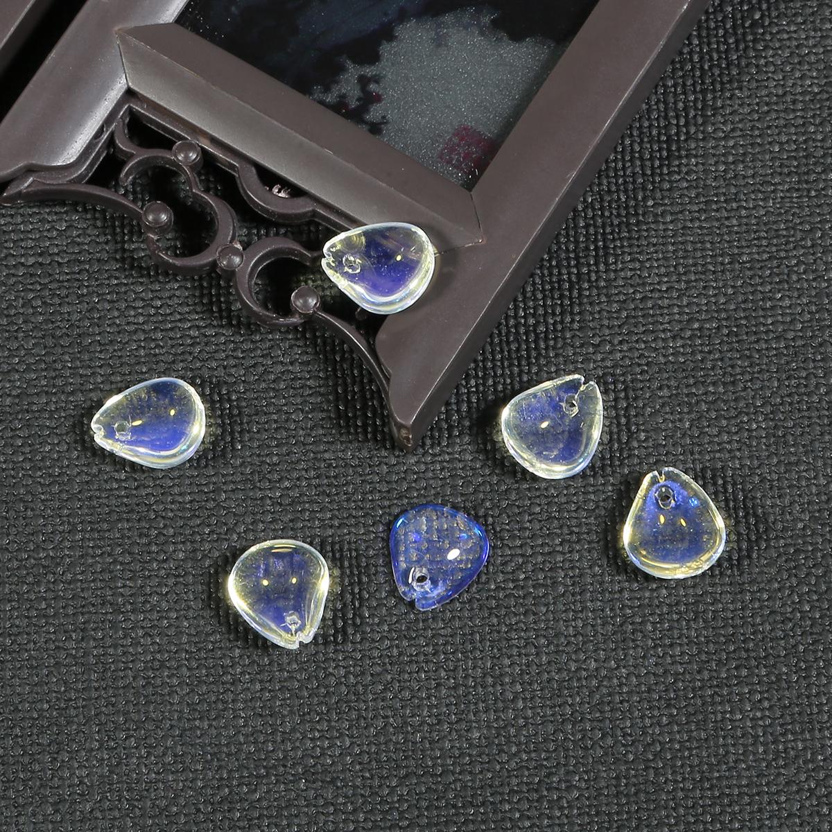 

10 шт. античные цветы в виде ракушек и листьев, бусины, стеклянные бусины для изготовления ювелирных изделий, браслет, ожерелье, серьги, аксессуары 11x12mm