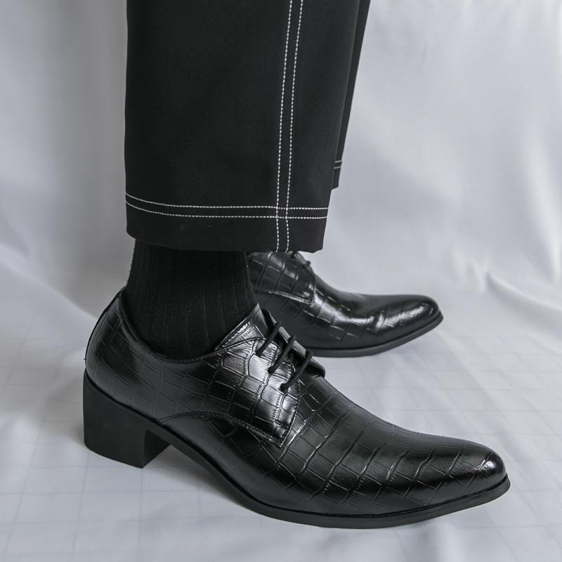Men Derbys Oxford Laces Formal Patent Leather Business Men's Tuxedo Wedding Blazers Saddle Dance Shoes