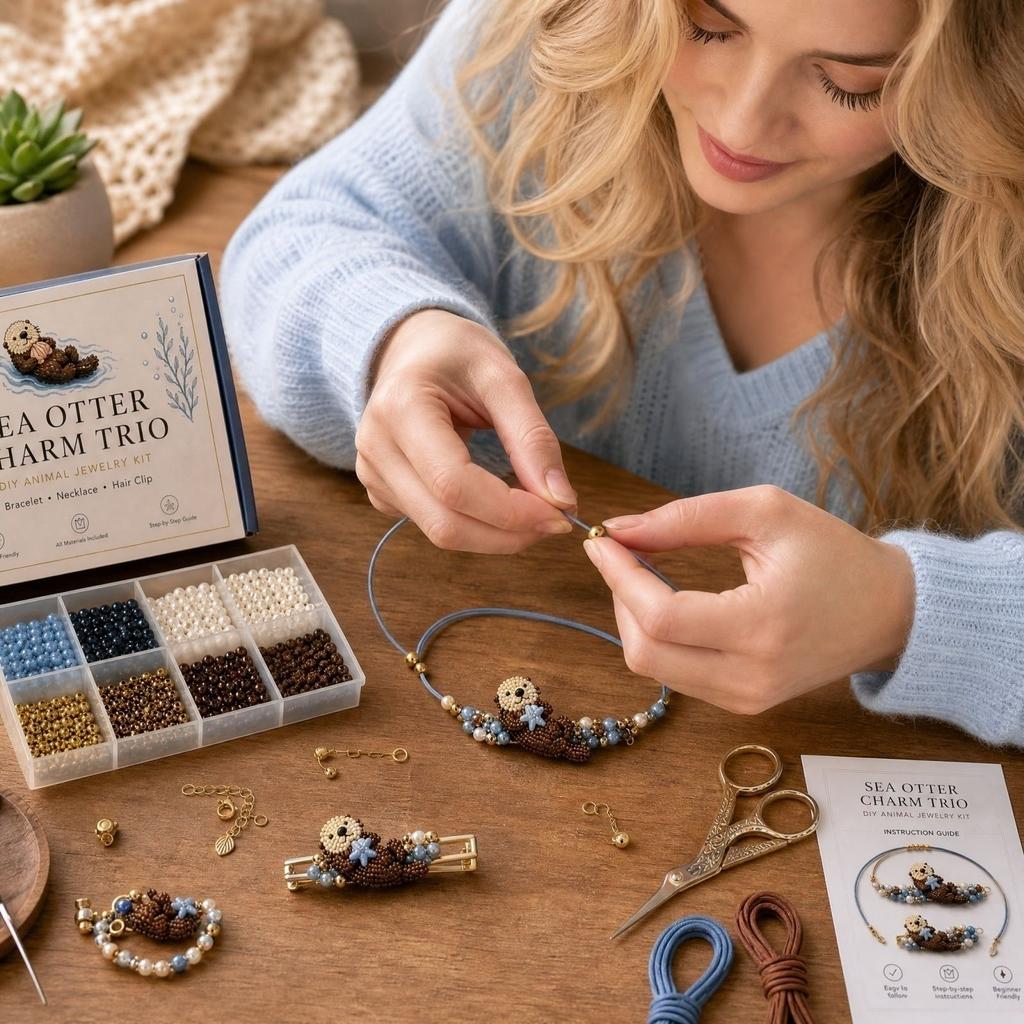 Creative Bead Bracelet Making Kit for Jewelry - DIY Set for Beginners