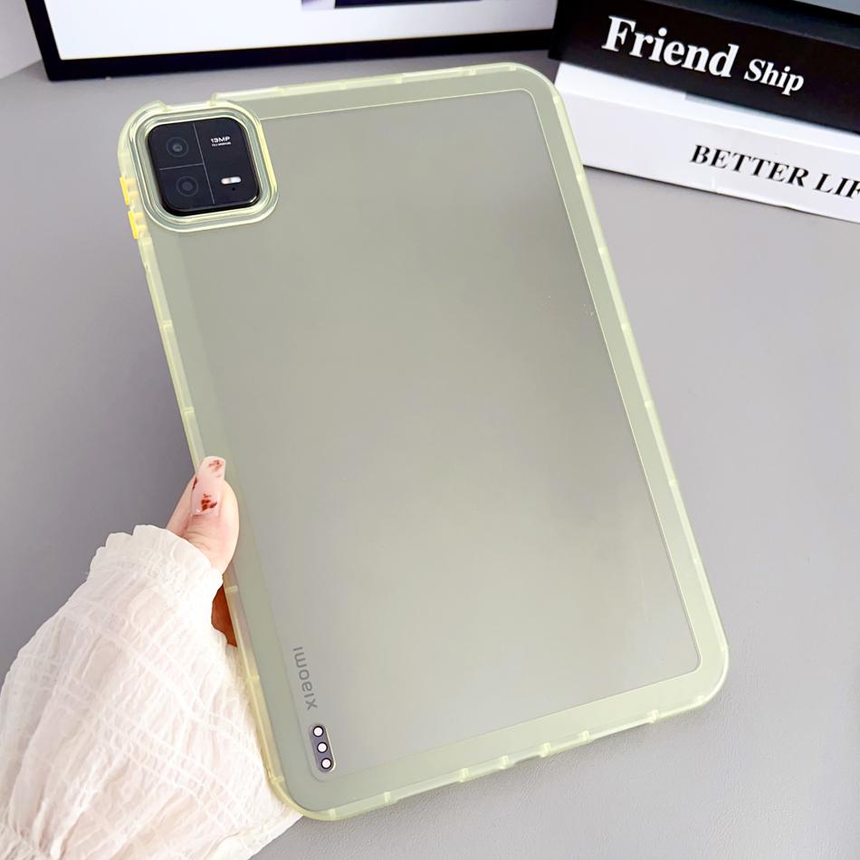 Tablethoes Voor Xiaomi MI Pad 8 7 6 5 6S 7S Pro Redmi K Pad 2 SE 8.7 11 11.2 Dik Helder Schokbestendig Schattig Zacht Siliconen Hoesje Redmi SE 11 inch