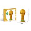 Bausteine Fußballmodell, STEM Lernspielzeug, Weltcup Geschenk für Kinder und Erwachsene, Sammlerset