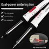 High-Power Electric Soldering Iron Set with Temperature Control, Ideal for Industrial and Home Use