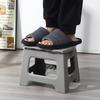 Portable Low-Style Folding Stool: Sturdy Plastic Bench for Outdoors & Small Spaces
