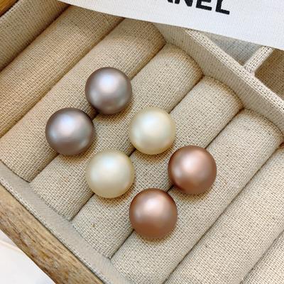 Boucles d'oreilles clous perles Sens de niche Boucles d'oreilles tendance Tempérament Haut de gamme Boucles d'oreilles simples Femmes
