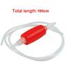 New!4Pcs 1.9Meter Red Syphon Tube Hand Fuel Pump Siphon Hose Gas Oil Water Fuel Transfer Siphon Pump