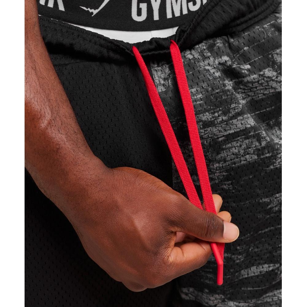 Gymshark Lifting Mesh 5  Shorts Ash Grey A4b7v Gdlx