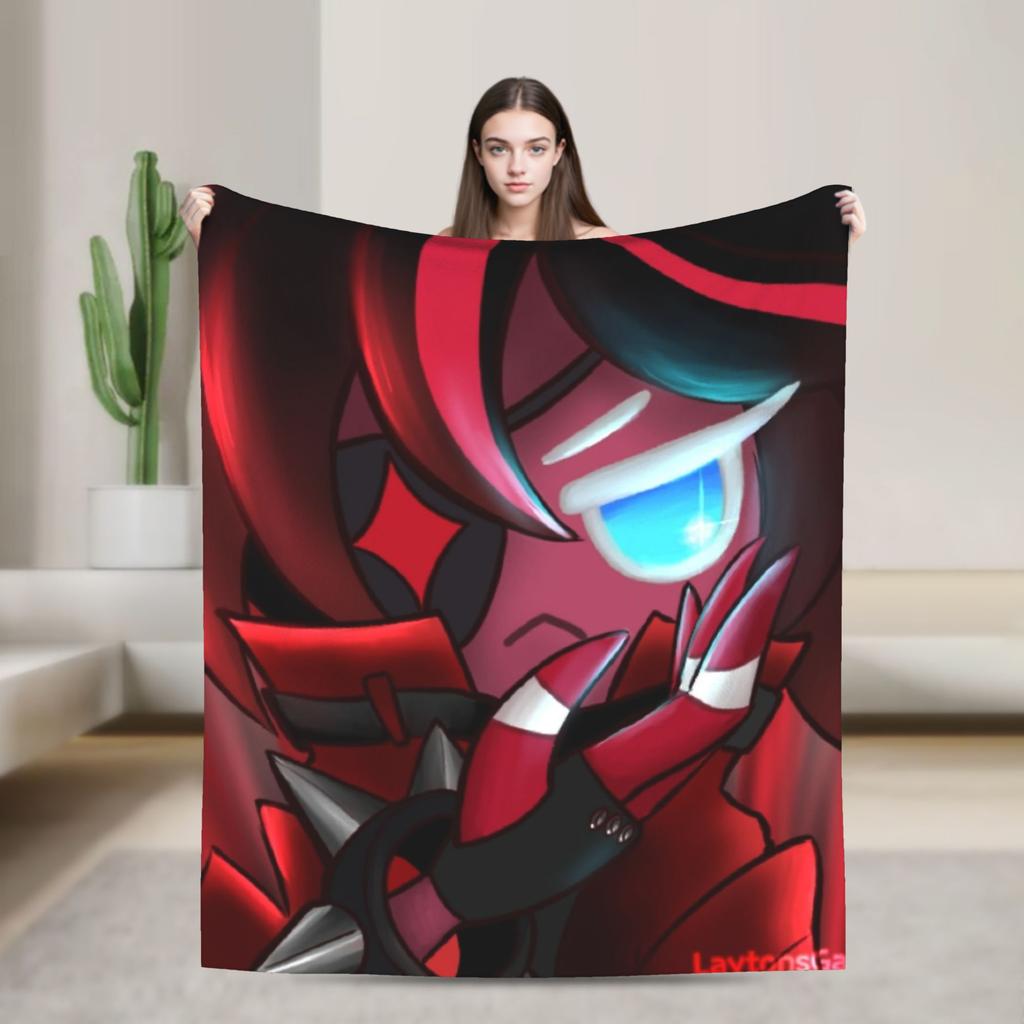 Pure Vanilla Knitted Blanket Flannel Cookie Run Kingdom Warm Throw Blankets for Bed Bedroom Quilt