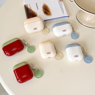 Anwendbar auf AirPods 1/2/3/4. Generation Apple AirPods Pro2 Einfache kabellose Bluetooth-Headset-Hülle Schutzhülle