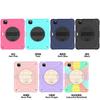 Compatible with iPad Air 11inch Tablet Case with Rotating Stand, Magnetic Pen Slot, 10th A16 Three-proof Shoulder Strap Protective Case