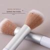 Little Odin Soft Blush Brush - Single Fiber, White Bristle, Portable Makeup Tool for Powder & Highlighting