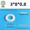 Thickened Nylon Plastic Flat Washer: Hard Plastic Gasket M2-M16