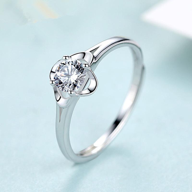 New 925 Silver Ring AAA Zircon High Quality For Women Rings Wedding Fine Jewelry Accessories Party Gift