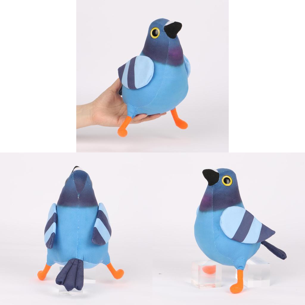 Pigeon Pop Plush Animal Toy Short Pile Cotton Soft Toy For Kids And Teens