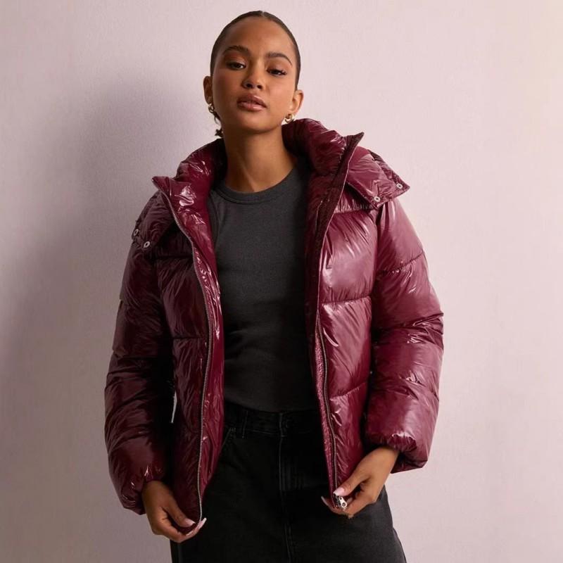 Womens Thick Hooded Cotton Jacket Winter