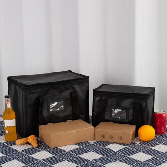 Insulated Bag 16/28/50L Pizza Delivery Cooler Bags for Travel Food Delivery Reusable Grocery Bags Warm Cooler Bags