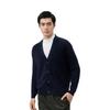 Stone Island V-Neck Logo Button Long Sleeve Knit Sweater Men sweater L1S155100009S00D8-V0020