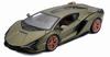 Kyosho BURAGO 1/24 Scale Lamborghini Sián FKP37 Metallic Matte Green Ready-to-Run Model BUR21099MTG