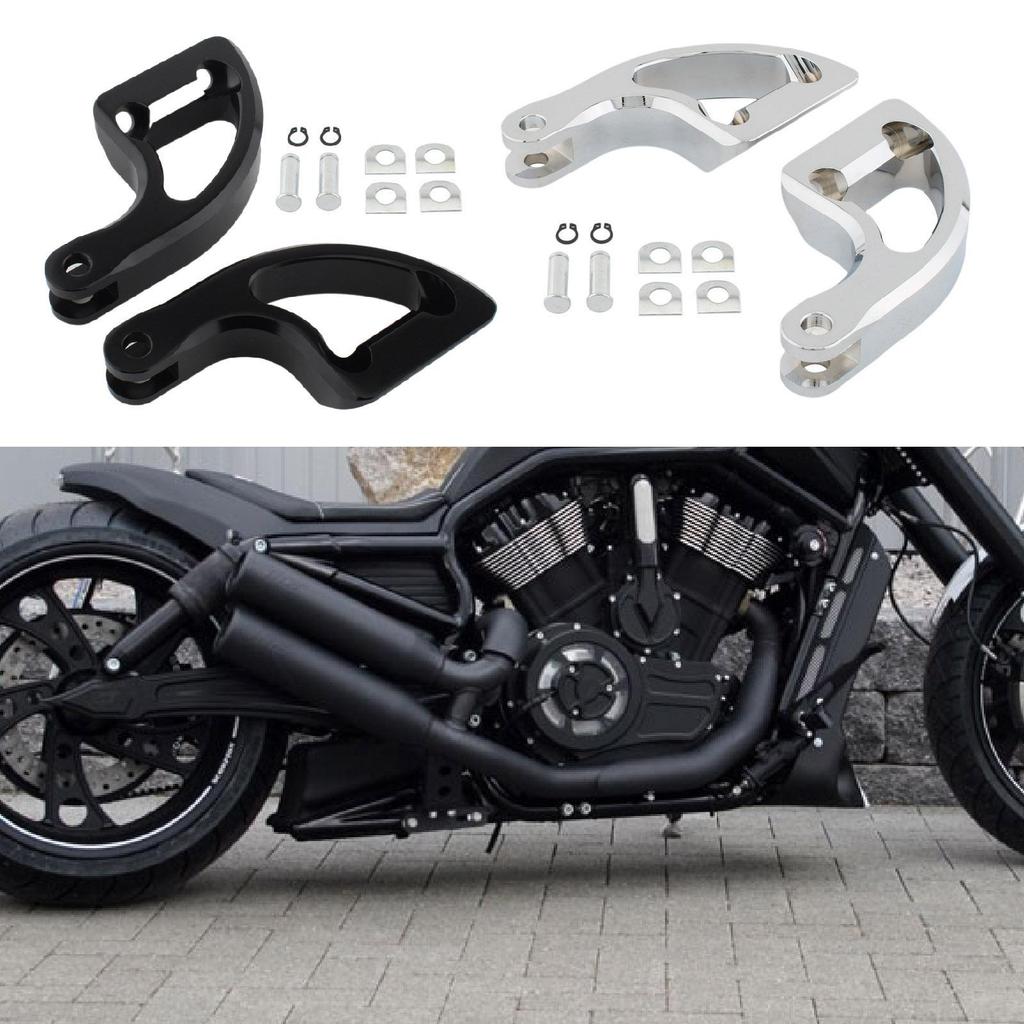 Wear Resistant Passenger Peg Brackets Replacement Aluminum Alloy Motorcycle Accessories for Harley VRSCA