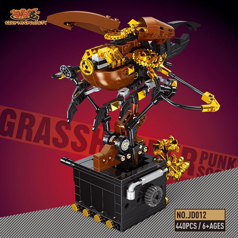 

Механические панк-насекомые строительные блоки: Богомол, Скорпион, Оса