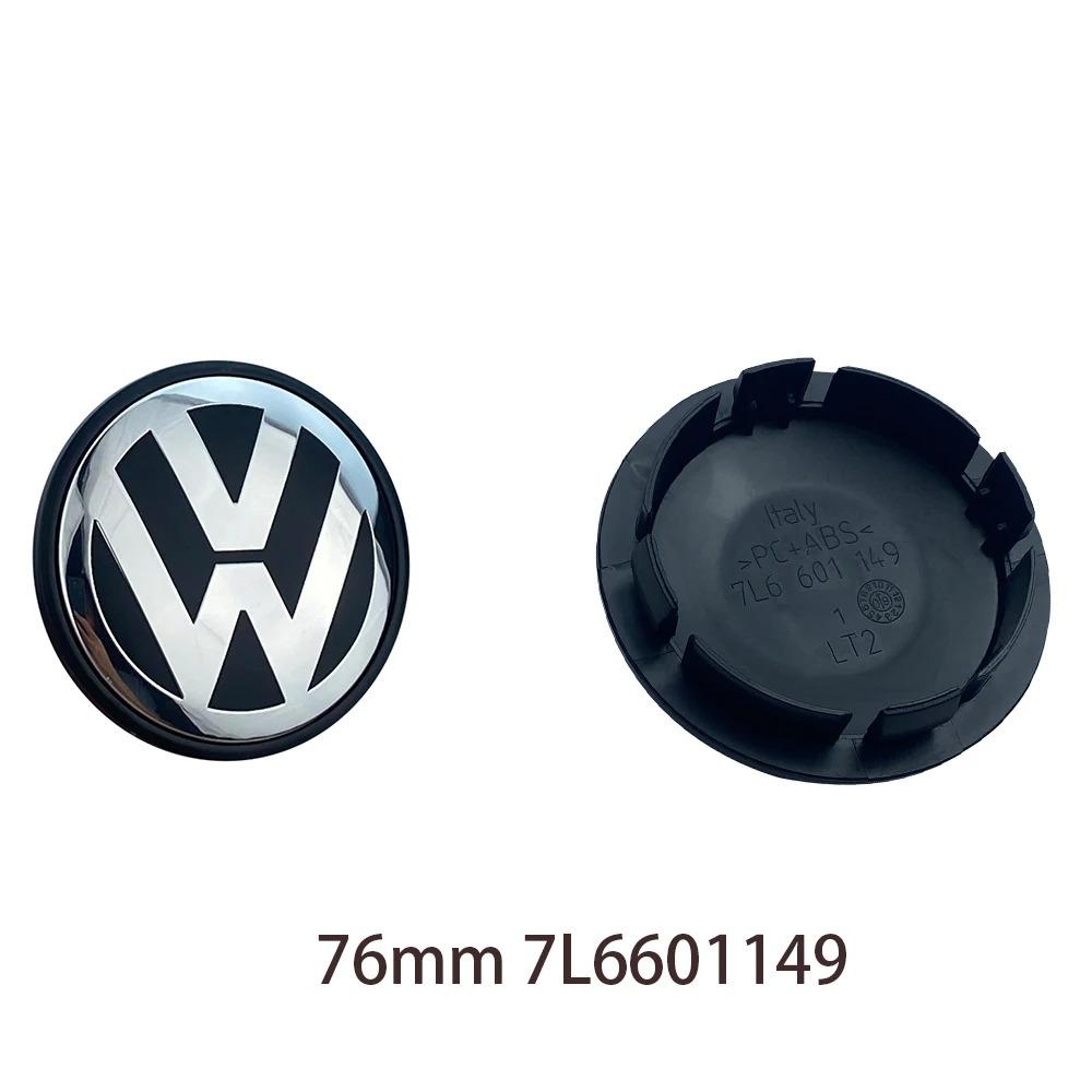 2026 For VW 4Pcs Wheel Center Caps Hub Cover 56mm 65mm 70mm 76mm for VW Golf 5 6 7 Passat B6 B7 B8 Tiguan Polo Jetta GTI 3B7601171 5G0601171