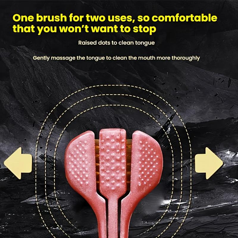 Lot de 10 brosses à dents pour adultes à poils ultra-doux 3D à trois côtés - Soin doux des gencives, Nettoyage en profondeur, Sans formaldéhyde, Couverture complète de la tête