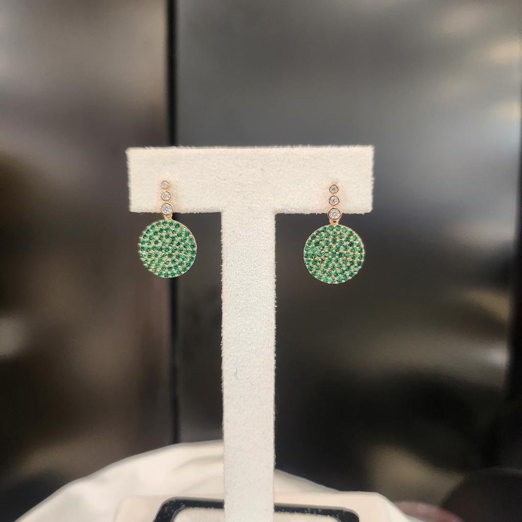 ARTRIA One Swallow Drop Emerald Hot Item Earrings EGSERTT0002EMF