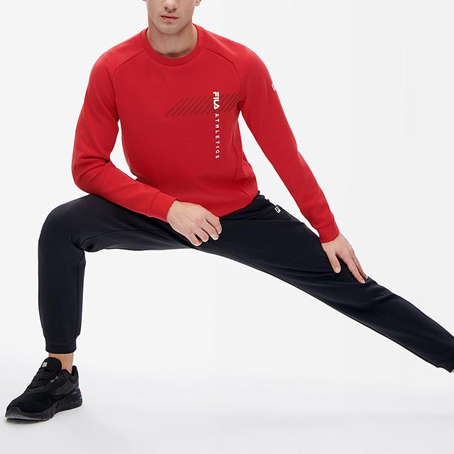 New FILA Athletics Sweatshirts Men's RD Red A11M211210F-RD