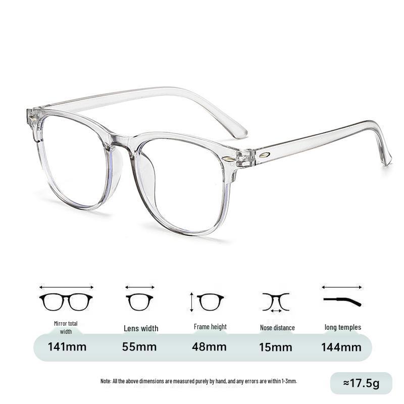 Trendy Unisex Korean-Style Myopia Glasses with High-End Anti-Blue Light Frames