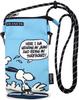 Nakajima Corporation Snoopy Zippered Pop-Up Sacoche, Surf, 194770-24