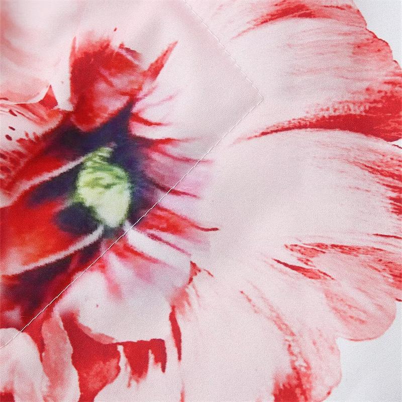 KEYANKETIAN New Pastoral style Flower Print Light Cotton-Padded Coat Autumn Single Breasted Drawstring Women's Quilted Jacket