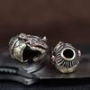 Openable Bucktooth Mask Gabala Skull Brass Knife Beads EDC Outdoor DIY Paracord Woven Lanyard Pendants Bracelets Accessories