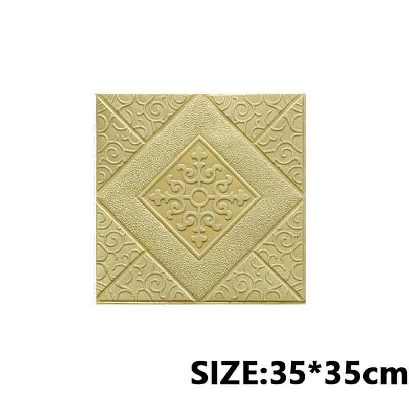 35cmx35cm Oil-proof Decoration Bed Room Decor Waterproof Wall Decororation Foam Self-Adhesive Ceiling Anti-fouling Home Stickers