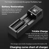 USB LCD Battery Smart Charger 18650 Battery Charger 1 / 2 Slots Dual for3.7V Rechargeable Battery for 1.2V NI-MH AA / AAABattery