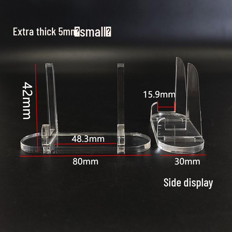 Transparent Magnetic Card Brick Set for Naruto, Pokémon, Yu-Gi-Oh, and Ultraman Cards