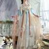 New Paper Kite Tang Chest Shirt Torn Skirt Han Element Embroidery Printing Daily Spring and Summer Girlfriend