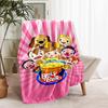 Cartoon B-Bely B-Beto printed throw blanket—lightweight,soft,warm;versatile blanket all seasons—perfect air-conditioning throw,nap blanket