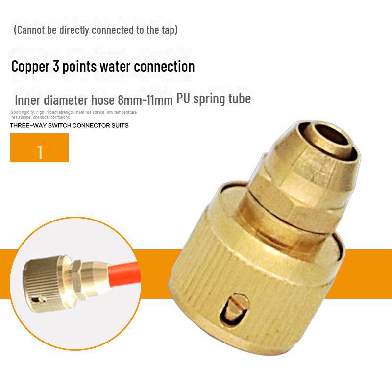 

Быстроразъемное соединение из латуни для мойки автомобиля: Насадка для шланга и пистолета с 3-6 точками подключения