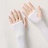 Ice Silk Fingerless Sleeve Sun Protective Summer Arm Sleeve Cute Children Ice Sleeve  Summer