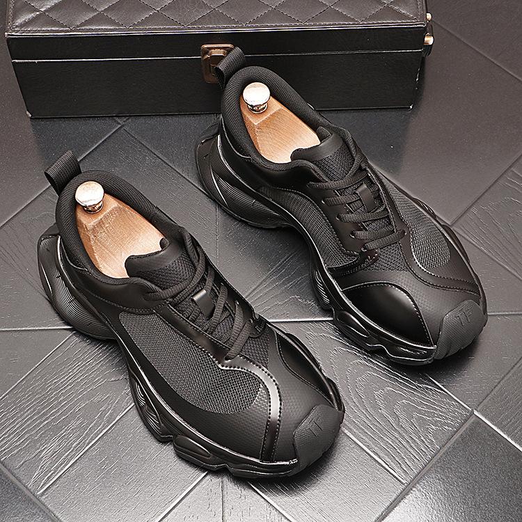 Paris Daddy shoes 2025 new summer breathable super fire lightweight sports shoes trendy brand thick-soled inner height increase casual shoes