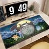 Anime Kawaii Tischmatte Mauspads Büro HD-Druck TTotoros Große Schreibtischmatte Rutschfeste Tastaturmatten PC-Schrank Süßer Teppich Mauspads