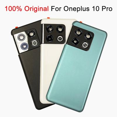 Glass For OnePlus 10 Pro NE2210 Back Battery Cover+Camera Frame Rear Cover Housing  For OnePlus 10Pro 1+10Pro Door