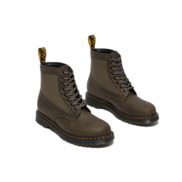 Dr. Martens Unisex 1460 Panel Leather Lace Up Boots Grey 26912481