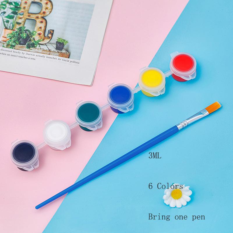 

DIY Acrylic Paint Set - 6 Colors 8 Colors 12 Colors - Artistic Painting Graffiti Coloring Paint Strips 3ML