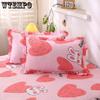 One Pair Lace Cartoon Pillow Case 2Pcs 48*74cm Cotton Ruffled Female Cartoon Pillowcase Pillow Covers